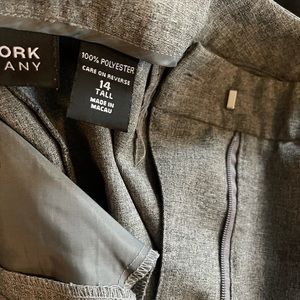 Tall pants NY & Co. City Stretch- Gray - size 14T